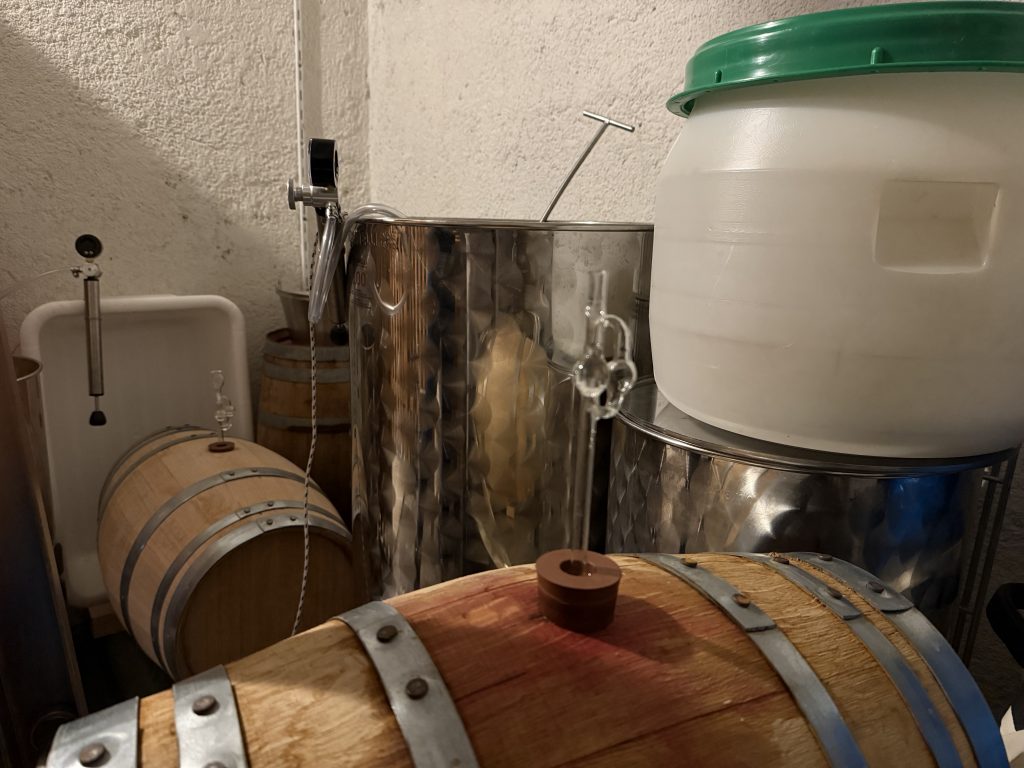 mini barrel and mini cellar