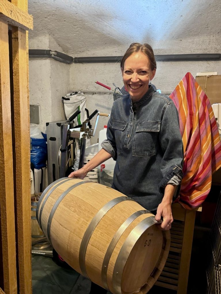 Experimental micro urban wine maker in Munich